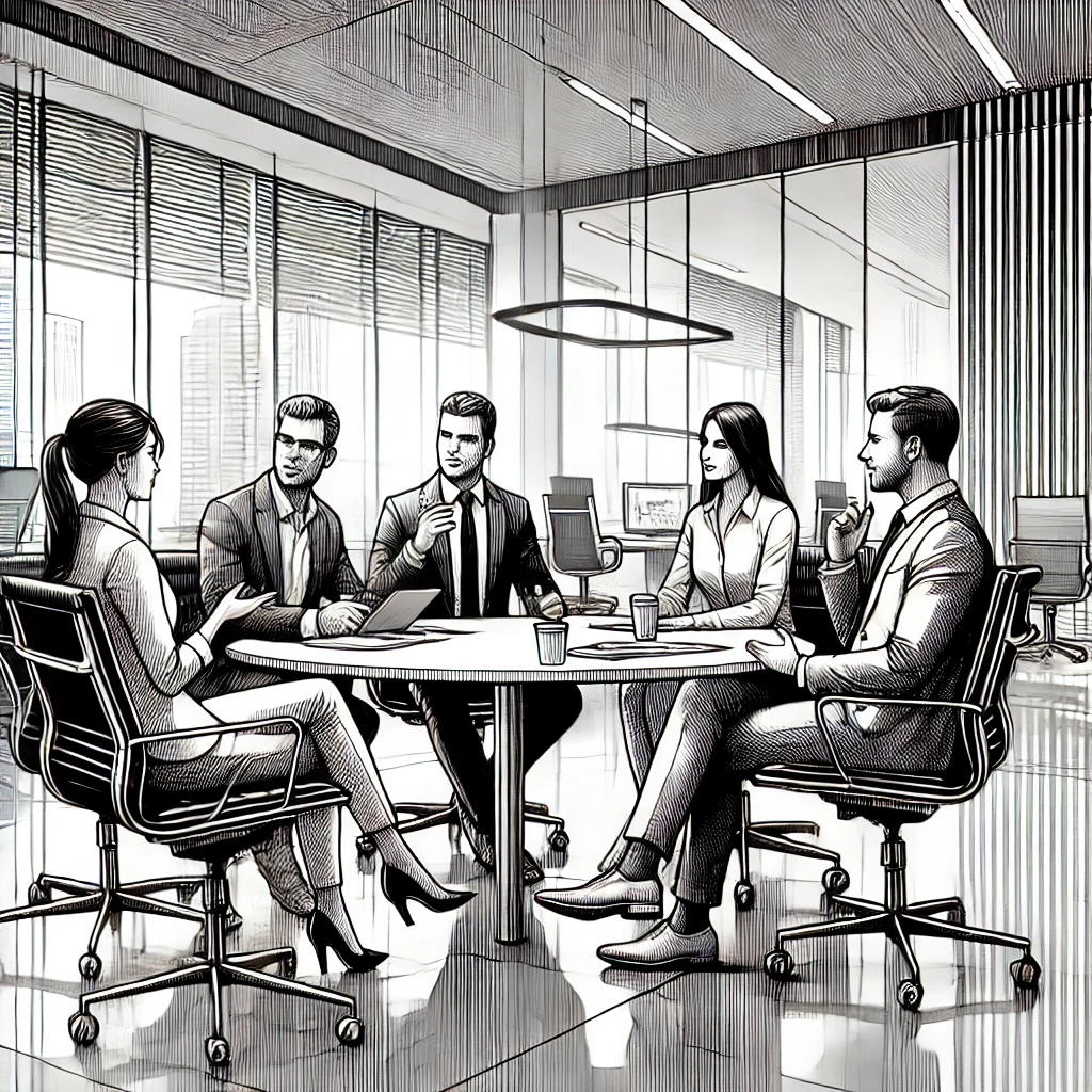 modern office setting