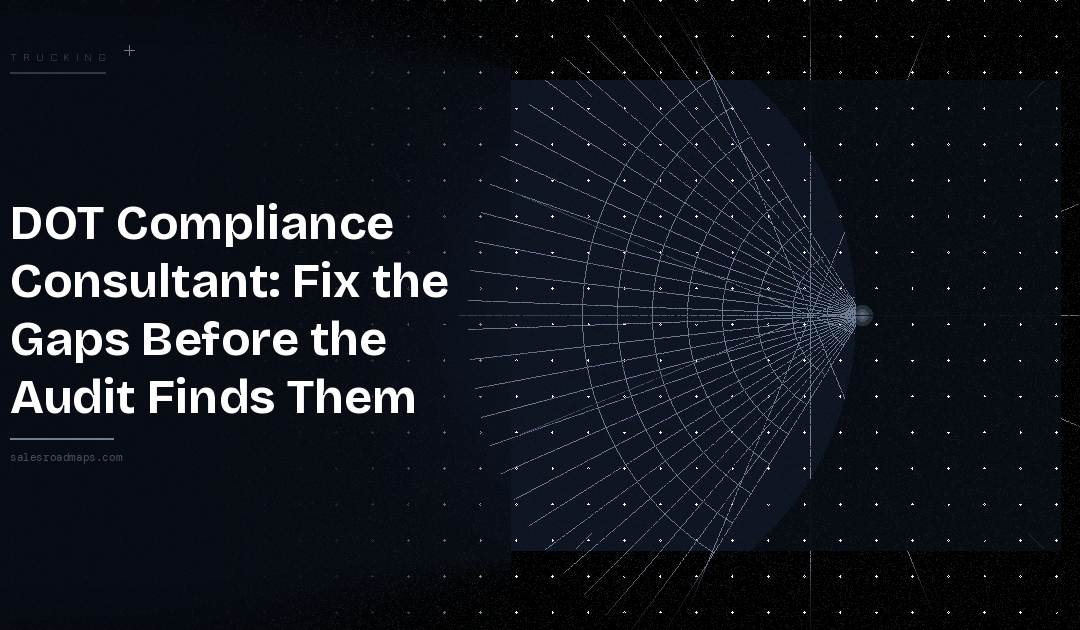 DOT Compliance Consultant: Fix the Gaps Before the Audit Finds Them