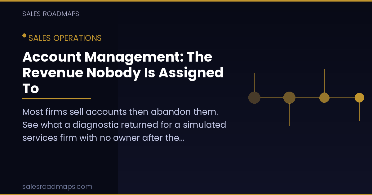 Sales Roadmaps cover image for the article Account Management: The Revenue Nobody Is Assigned To