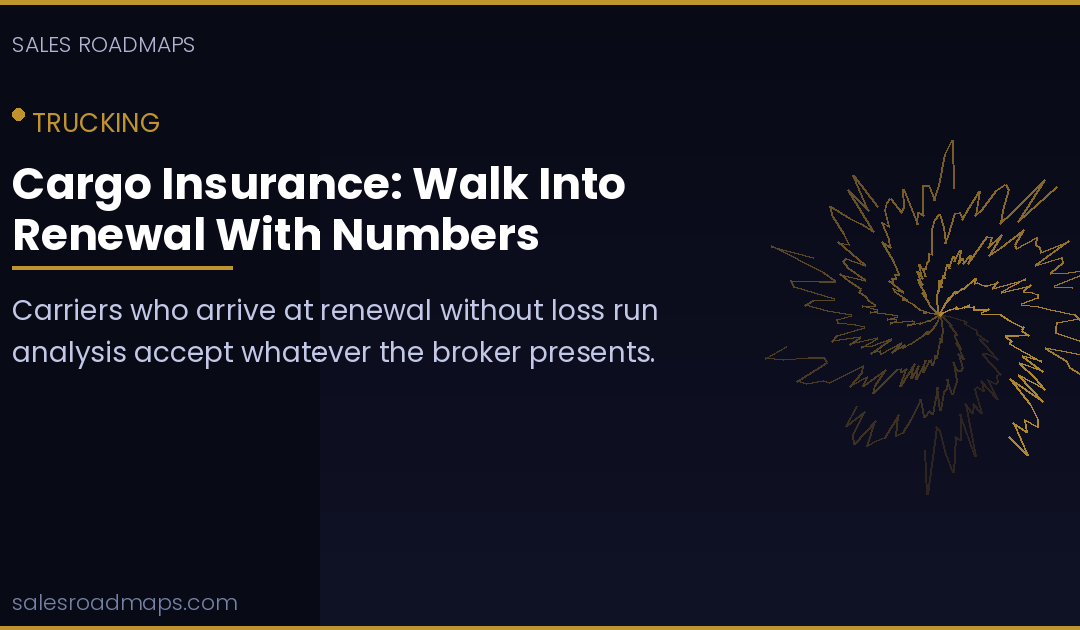 Cargo Insurance: Walk Into Renewal With Numbers