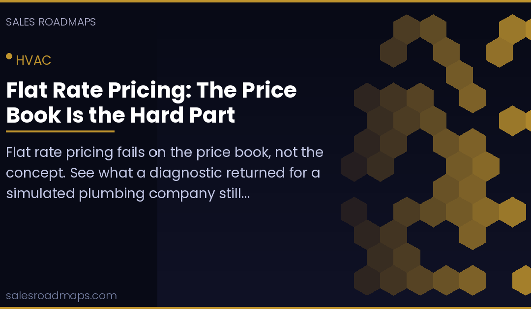 Flat Rate Pricing: The Price Book Is the Hard Part