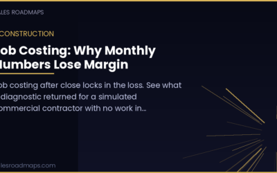 Job Costing: Why Monthly Numbers Lose Margin