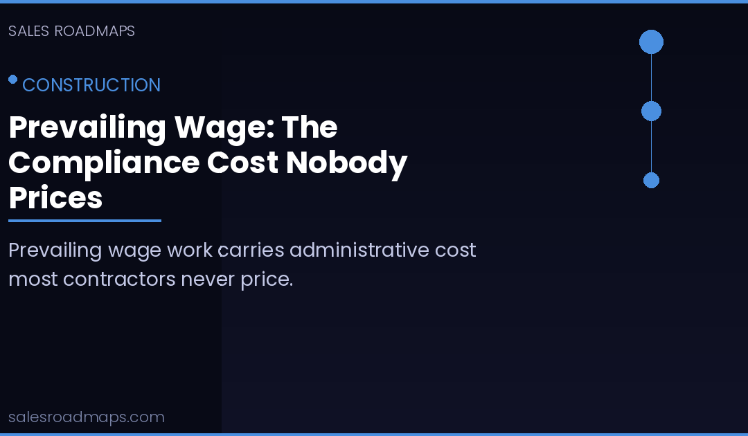 Prevailing Wage: The Compliance Cost Nobody Prices