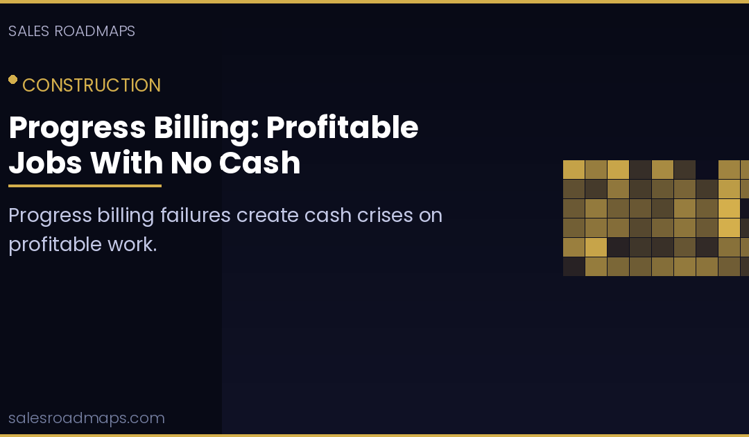 Progress Billing: Profitable Jobs With No Cash