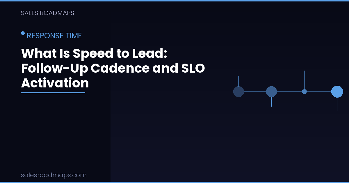 What Is Speed to Lead: Follow-Up Cadence and SLO Activation